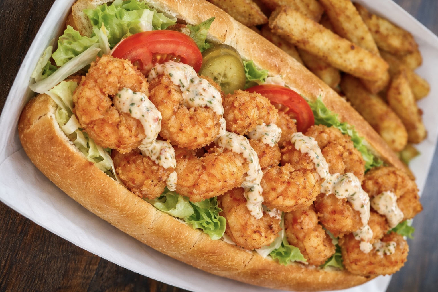 Shrimp basket